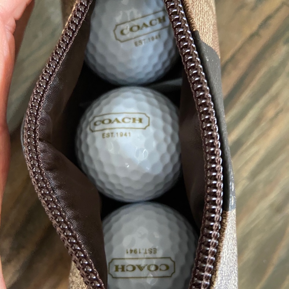 Coach golf balls